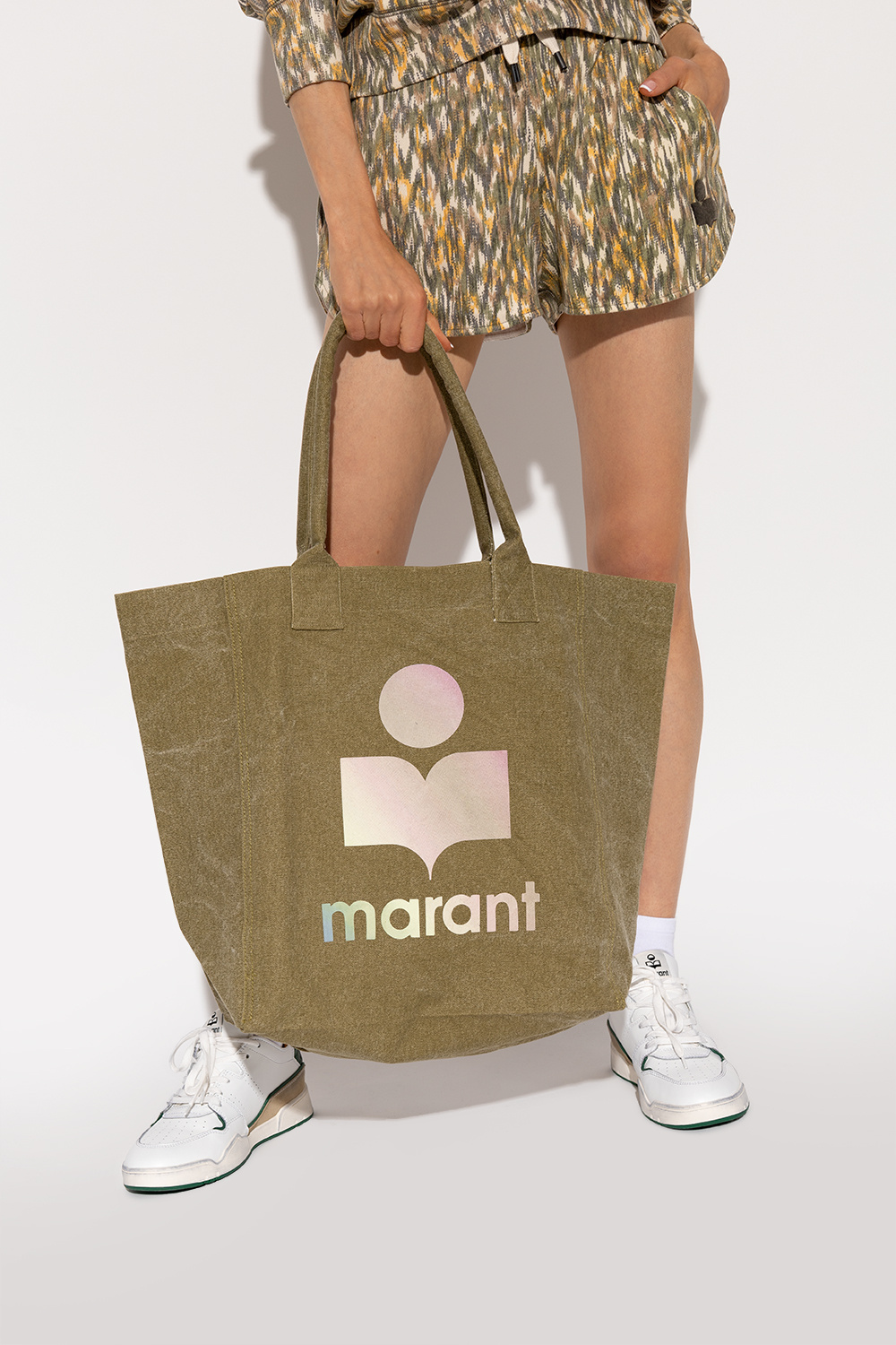 Isabel marant discount yenky tote green